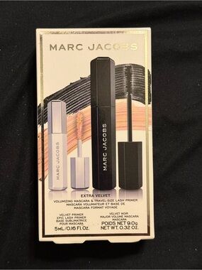 Marc Jacobs Extra Velvet Volumizing Mascara & Lash Primer Set - Black